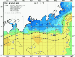 関東・東海海況速報/広域(2015/11/05)