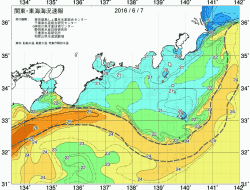 関東・東海海況速報/広域(2016/06/07)