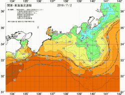 関東・東海海況速報/広域(2016/07/02)