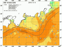 関東・東海海況速報/広域(2016/09/09)