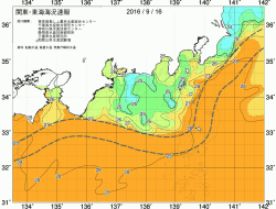 関東・東海海況速報/広域(2016/09/16)