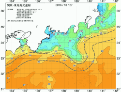 関東・東海海況速報/広域(2016/10/27)