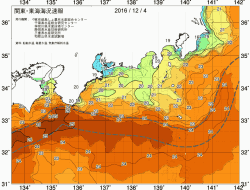関東・東海海況速報/広域(2016/12/04)