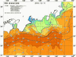 関東・東海海況速報/広域(2016/12/11)
