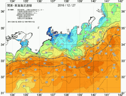 関東・東海海況速報/広域(2016/12/27)