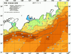 関東・東海海況速報/広域(2017/01/01)