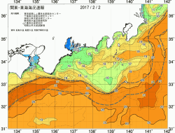 関東・東海海況速報/広域(2017/02/02)