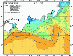 関東・東海海況速報/広域(2017/03/16)