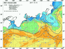 関東・東海海況速報/広域(2017/06/06)