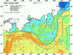 関東・東海海況速報/広域(2017/07/07)