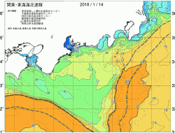 関東・東海海況速報/広域(2018/01/14)