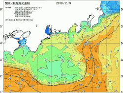 関東・東海海況速報/広域(2018/02/09)