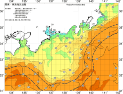 関東・東海海況速報/広域(2018/11/04)