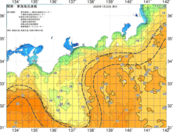 関東・東海海況速報/広域(2020/01/22)