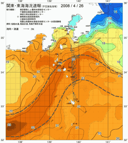 関東・東海海況速報/伊豆諸島海域(2008/04/26)
