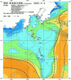 関東・東海海況速報/伊豆諸島海域(2009/04/04)
