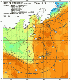 関東・東海海況速報/伊豆諸島海域(2009/12/02)
