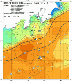 関東・東海海況速報/伊豆諸島海域(2011/12/12)