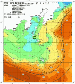 関東・東海海況速報/伊豆諸島海域(2015/04/27)
