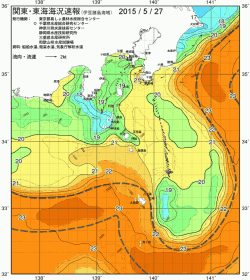 関東・東海海況速報/伊豆諸島海域(2015/05/27)