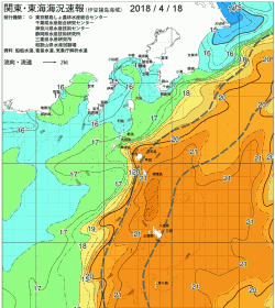 関東・東海海況速報/伊豆諸島海域(2018/04/18)