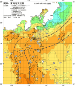 関東・東海海況速報/伊豆諸島海域(2021/06/15)