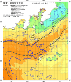 関東・東海海況速報/伊豆諸島海域(2022/06/25)