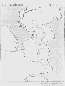 東京湾口海況図(1997/07/12)
