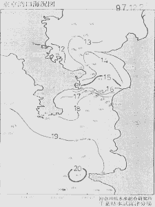 東京湾口海況図(1997/12/28)
