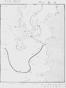 東京湾口海況図(1999/04/04)