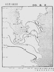 東京湾口海況図(2000/02/02)