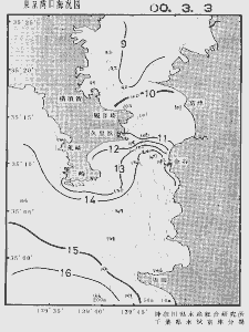 東京湾口海況図(2000/03/03)