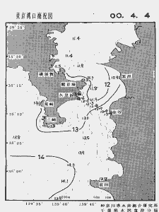 東京湾口海況図(2000/04/04)