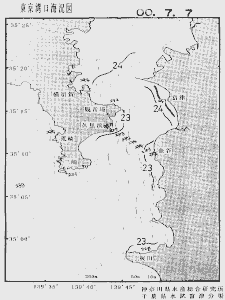 東京湾口海況図(2000/07/07)