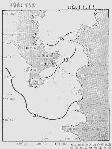東京湾口海況図(2000/11/11)