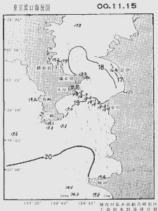 東京湾口海況図(2000/11/15)