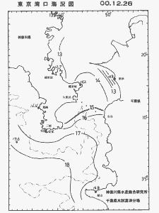 東京湾口海況図(2000/12/26)