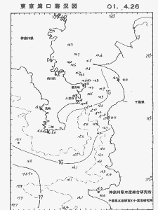 東京湾口海況図(2001/04/26)