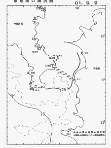 東京湾口海況図(2001/09/09)