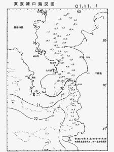 東京湾口海況図(2001/11/01)