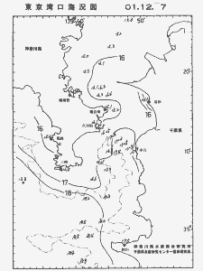 東京湾口海況図(2001/12/07)