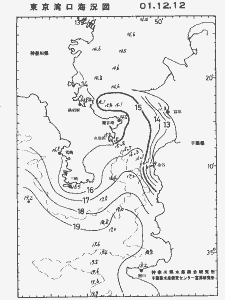 東京湾口海況図(2001/12/12)