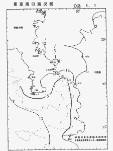 東京湾口海況図(2002/01/01)