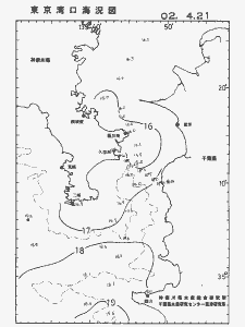 東京湾口海況図(2002/04/21)