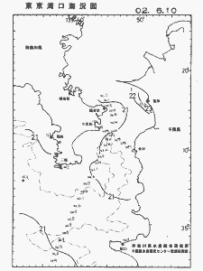 東京湾口海況図(2002/06/10)