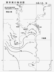 東京湾口海況図(2002/12/09)