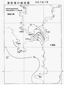 東京湾口海況図(2002/12/12)