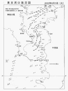東京湾口海況図(2003/06/03)