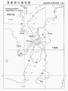 東京湾口海況図(2003/12/30)
