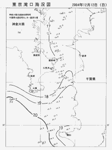 東京湾口海況図(2004/12/12)